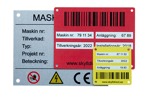 Printet aluminium