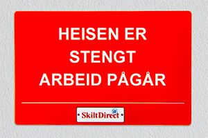 Arbeids klistremerke