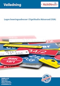 Endre eller legge til leveringsadresse