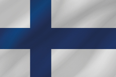 Finland flagg